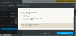 Eingabefeld mit CSS-Regeln