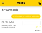 Ihr Warenkorb, Button mit Titel "Verfügbare Gutscheine anzeigen"