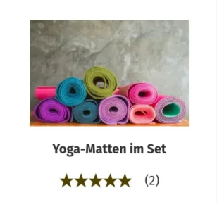 Yoga-Matten im Set ★★★★★ (2)
