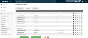 CSV Import / Export: Tabelle mit verschiedenen Preis-Portalen
