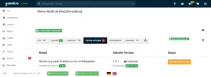 Sortierung nach Artikelnummer in Kategorien: Jetzt aktualisieren
