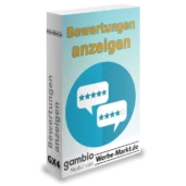 Bewertungen anzeigen Gambio Modul von Werbe-Markt.de