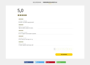 44 Kundenrezensionen, 5 Bewertungen werden angezeigt, Blätter-Funktion mit 9 Seiten.