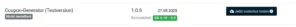 Coupon-Generator: Jetzt kostenlos testen