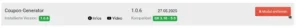 Coupon-Generator: Entfernen