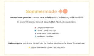 Sommermode mit Beschreibung