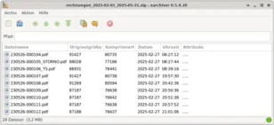 Zip-Archiv mit PDF-Dateien