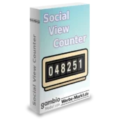 Social View Counter Gambio Modul von Werbe-Markt.de