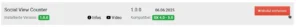Social View Counter: Entfernen