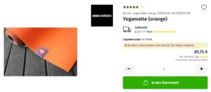 Yogamatte (orange): 17 Kunden interessieren sich aktuell für dieses Produkt