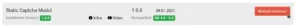 Static Captcha Modul: Entfernen