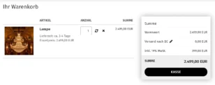 Kronleuchter, Versand nach DE: 0,00 EUR