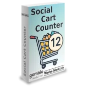 Social Cart Counter Gambio-Modul von Werbe-Markt.de
