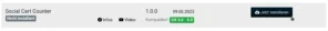 Gambio Social Cart Counter: Jetzt installieren