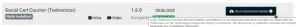 Social Cart Counter: Jetzt kostenlos testen