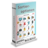 Sortieroptionen Gambio-Modul von Werbe-Markt.de