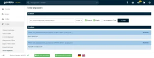 Gambio-Admin: Texte anpassen, Suche nach wm_variantenauswahl_zuruecksetzen