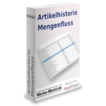 Artikelhistorie Mengenfluss Modul für modified