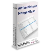 Artikelhistorie Mengenfluss Modul für modified
