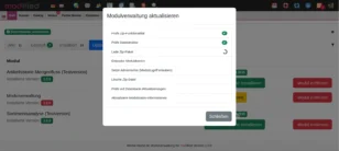 Modulverwaltung aktualisieren