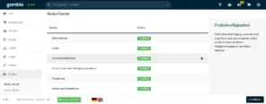 Modul-Center: Produktverfügbarkeit installieren
