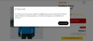 Modal „Vielen Dank!“ mit Hinweis auf die Bestätigungs-E-Mail