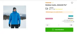 Artikeldetailseite mit Hinweis „✓ Kostenloser Versand ab 100,00 EUR“