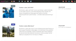 Anaboler-Schoko-Block mit Ribbon Hype und Energy-Choc-Riegel mit Ribbon Stark in der Kategorie-Listenansicht