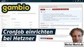 Gambio CronJob einrichten bei Hetzner