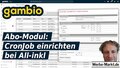 Gambio Abo-Modul: CronJob einrichten bei All-inkl