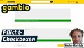 Gambio Pflicht-Checkboxen