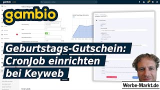 Gambio Geburtstags-Gutschein: CronJob einrichten bei Keyweb