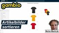 Gambio Artikelbilder sortieren