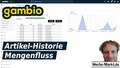 Gambio Artikel-Historie Mengenfluss