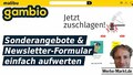 Gambio: Sonderangebote & Newsletter-Formular einfach aufwerten