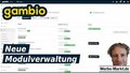 Gambio: Neue Modulverwaltung