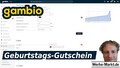 Gambio Geburtstags-Gutschein