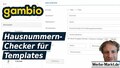 Gambio: Hausnummern-Checker für Templates