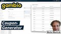 Gambio Coupon-Generator