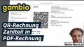 Gambio: QR-Rechnung Zahlteil in PDF-Rechnung