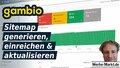 Gambio Sitemap generieren, einreichen & aktualisieren