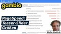 Gambio PageSpeed: Teaser-Slider Größen