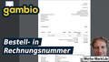 Gambio Bestell- in Rechnungsnummer