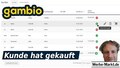 Gambio Kunde hat gekauft